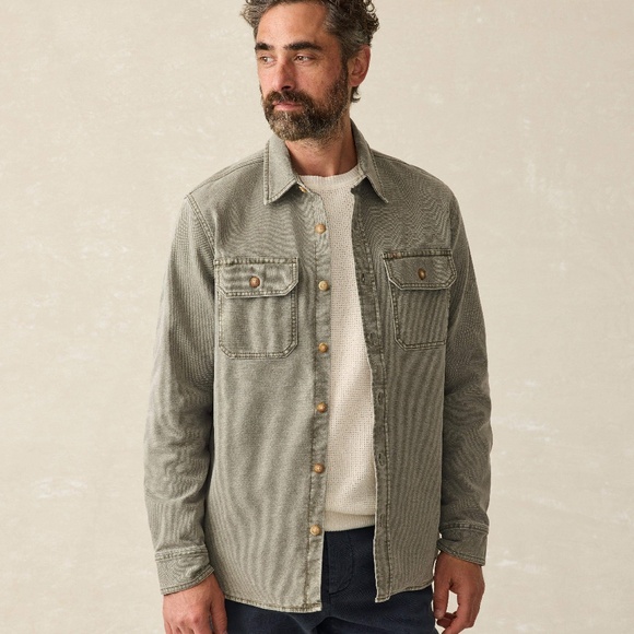 Faherty Brand Canvas Button Down - Picture 1 of 5